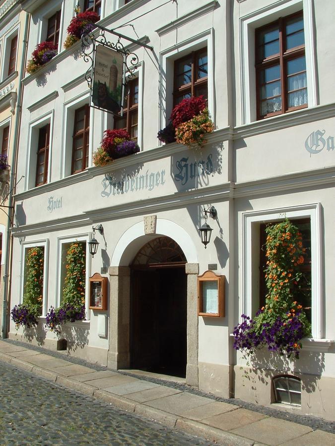 Hotel Und Gasthof Dreibeiniger Hund Görlitz Buitenkant foto