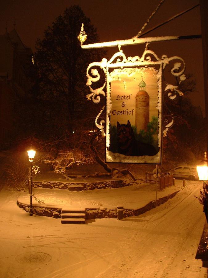 Hotel Und Gasthof Dreibeiniger Hund Görlitz Buitenkant foto